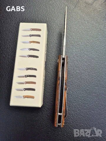 Сгъваем нож SHIROGOROV,стомана D2 с дървена дръжка,SH201, снимка 9 - Ножове - 51051667