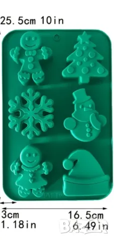 Молд Коледа , снимка 2 - Форми - 49667616