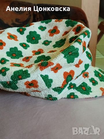Ретро хавлиен каскет,лятна детска шапка, снимка 9 - Антикварни и старинни предмети - 46459202