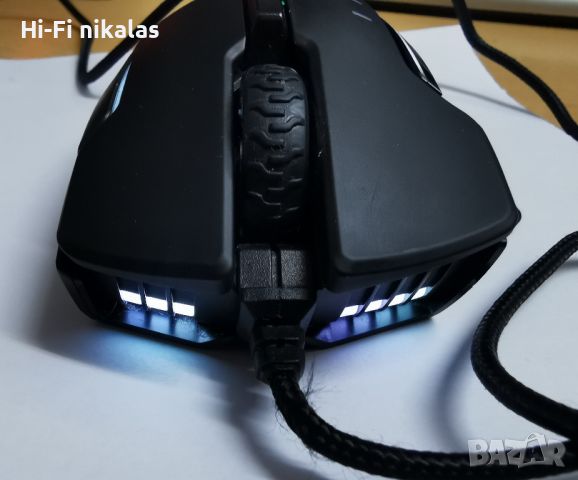 RGB геймърска мишка CORSAIR Glaive RGB PRO, снимка 7 - Клавиатури и мишки - 45841406