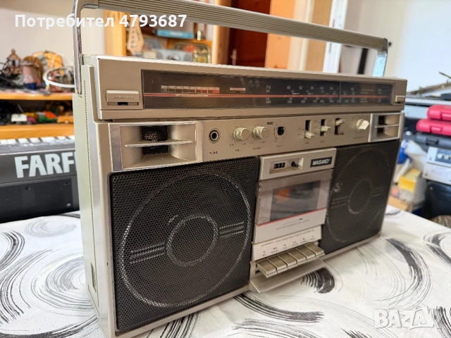 Радиокасетофон Masako, снимка 6 - Радиокасетофони, транзистори - 54165625