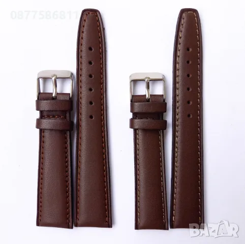 НОВИ КАЧЕСТВЕНИ КАИШКИ ЗА ЧАСОВНИЦИ. КОЖЕНА КАИШКА ЗА ЧАСОВНИК ОТ ЕСТЕСТВЕНА КОЖА, снимка 5 - Каишки за часовници - 42710663