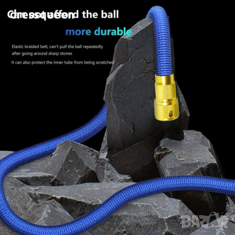 4514 Луксозен градински маркуч с меден пистолет – надеждност и мощна струя, снимка 5 - Напояване - 53877725