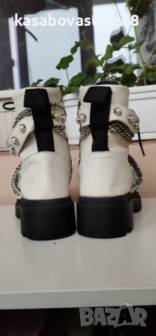 Боти Zara Естествена кожа 37. 5н., снимка 12 - Дамски боти - 52380889