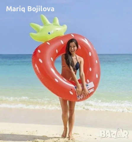Надуваем ринг „Ягода“,  185 x 130 см, снимка 3 - Водни спортове - 50750174