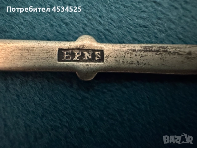 Посребрена сувенирна лъжичка – Коронация на Джордж VI, 1937 г., снимка 3 - Антикварни и старинни предмети - 53412632