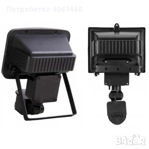 LED прожектор с датчик и соларен панел, снимка 2 - Лед осветление - 46750921