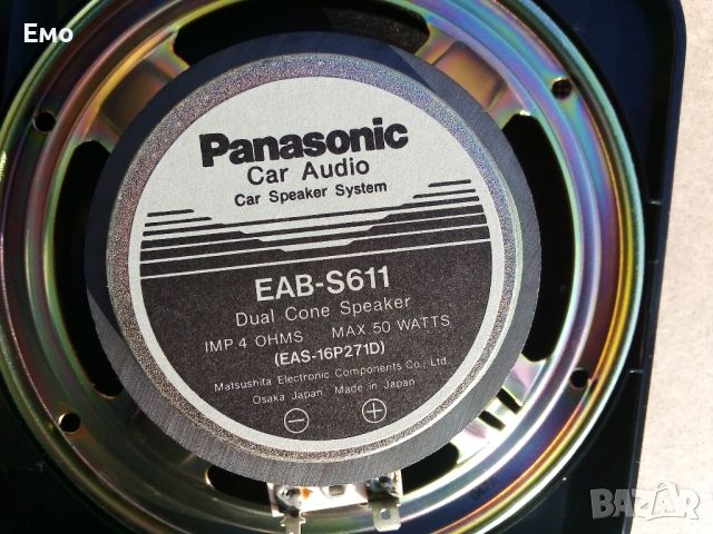 Отлични и НЕизползвани 2 бр. авто-колонки Panasonic, оригинални Японски с мощност 50 Watt и кутия!, снимка 3 - Аксесоари и консумативи - 45595649