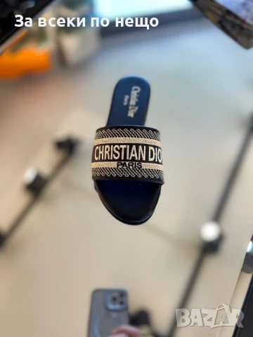 Christian Dior Дамски Ниски Летни Ежедневни Чехли Кристиян Диор - 2 Налични Цвята Код E633, снимка 7 - Чехли - 51001222