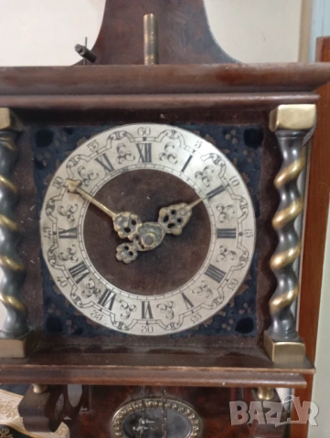 Стар стенен часовник, снимка 3 - Стенни часовници - 53946206