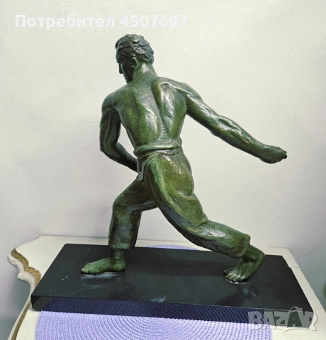 Бронзова Скулптора, Александър Келети 1930г. , снимка 10 - Антикварни и старинни предмети - 53013467