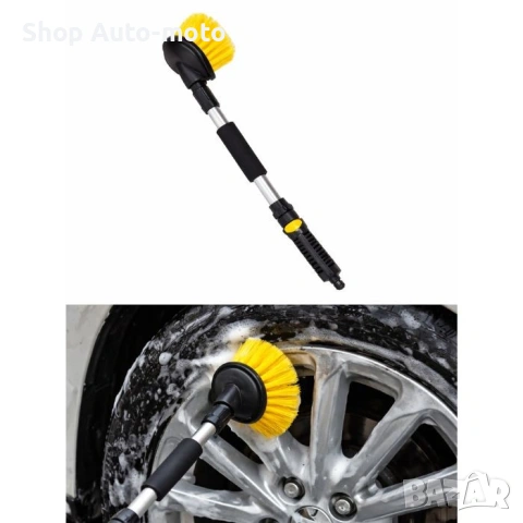 Четката за измиване на автомобил, С накрайник за маркуч