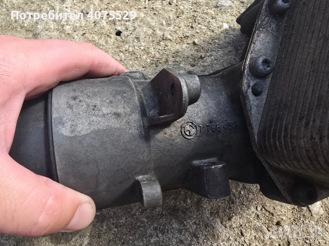 Оригинален маслен охладител бмв е60, снимка 2 - Части - 53846563