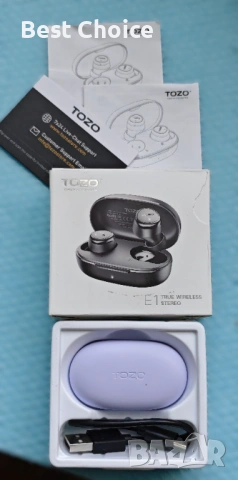 Безжични слушалки TOZO E1