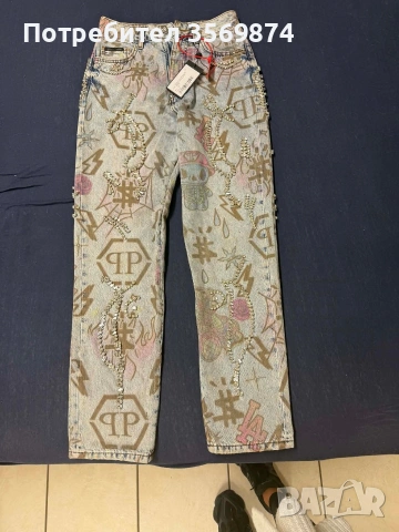 originally Philipp Plein jeans, снимка 6 - Дънки - 53625801