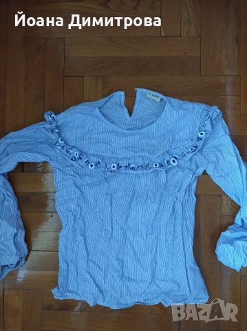 Риза/блуза синя за момиче  LC Waikiki 13-14 години,158/164 см, снимка 2 - Детски Блузи и туники - 46262981