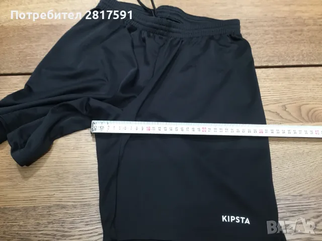 Детски шорти Kipsta, черни, размер 152, снимка 2 - Детски къси панталони - 49935470