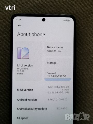 Xiaomi 11T Pro 256GB - като нов , снимка 9 - Xiaomi - 45682310