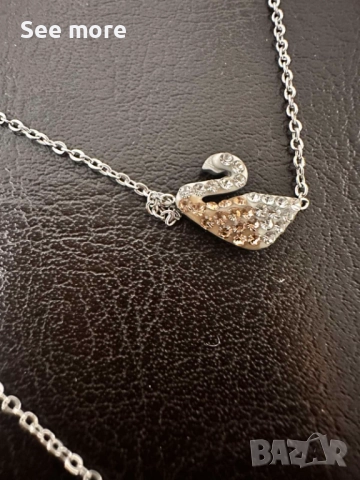 SWAROVSKI комплект - колие и гривна, снимка 11 - Бижутерийни комплекти - 52866933