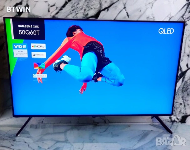 Телевизор - Samsung 50 ИНЧА - QLED - SMART TV - 4K ! , снимка 2 - Телевизори - 53719592
