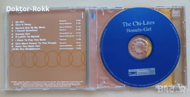 The Chi-Lites – Homely Girl (2003, CD), снимка 2 - CD дискове - 47080518