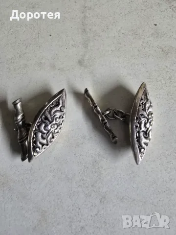 Стари сребърни ръкавели, снимка 1