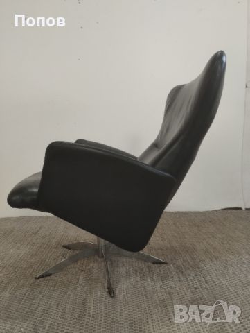 Hjort Knudsen – Кресло Opus – естествена кожа, снимка 14 - Дивани и мека мебел - 46419495