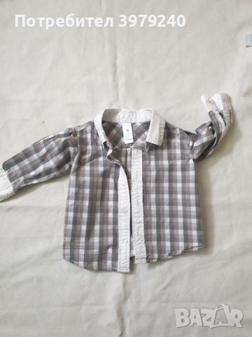 Риза бебешка от 6 до 9 месеца, снимка 1 - Други - 45636341