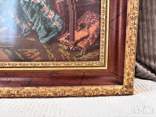 Гоблен "Мадам Помпадур", снимка 6 - Гоблени - 54189947