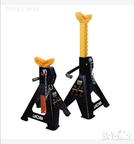 Крик крокодил 3 тона 77 – 505 мм JCB TH33013 + Стойки JCB 3 тона, снимка 8 - Аксесоари и консумативи - 51872832