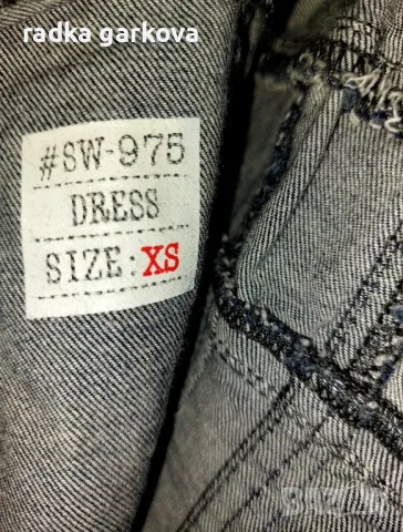 Дънкова рокля Кенвело, снимка 4 - Рокли - 50430973