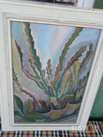    Маслена  картина на Елка Найденова, снимка 2 - Декорация за дома - 52201200