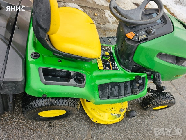 ТРАКТОРНА КОСАЧКА JOHN DEERE/KAWASAKI 18.K.C. X300R. ПЕРФЕКТНА , снимка 15 - Градинска техника - 53223272