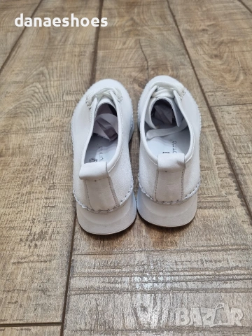 Дамски обувки от естествена кожа в бяло , снимка 7 - Дамски ежедневни обувки - 53890962