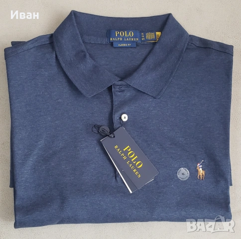 Нова оригинална фланелка Polo Ralph Lauren, classic fit – 100% памук, размер XL