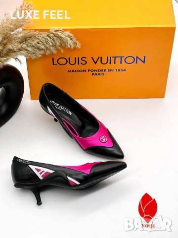 Louis Vuitton ⚜️ Дамски Обувки , снимка 10 - Дамски обувки на ток - 53816214