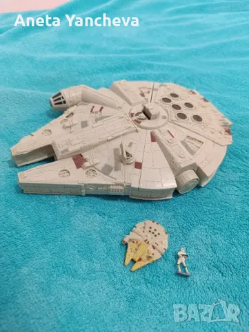 STAR WARS Force Awakens Millennium Falcon 8x11 Hasbro 2015 Lucasfilm Popup, снимка 2 - Колекции - 48560161