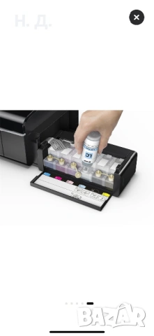 Мастиленоструен принтер InkJet Color Epson L805 CISS, A4, Wireless, снимка 4 - Принтери, копири, скенери - 53486536