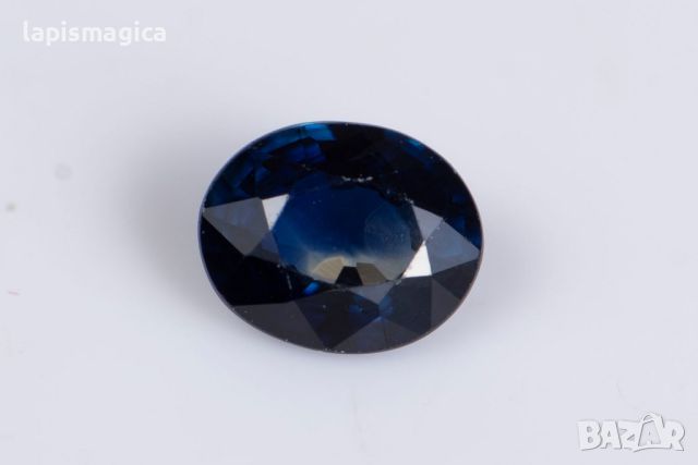 Син сапфир 0.36ct нагряван овална шлифовка, снимка 1 - Други - 46738837