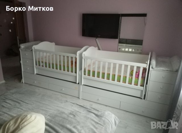 Бебешка кошара Arbor, трансформираща се в детско легло, бюро и щкафче
, снимка 3 - Кошарки - 46422925