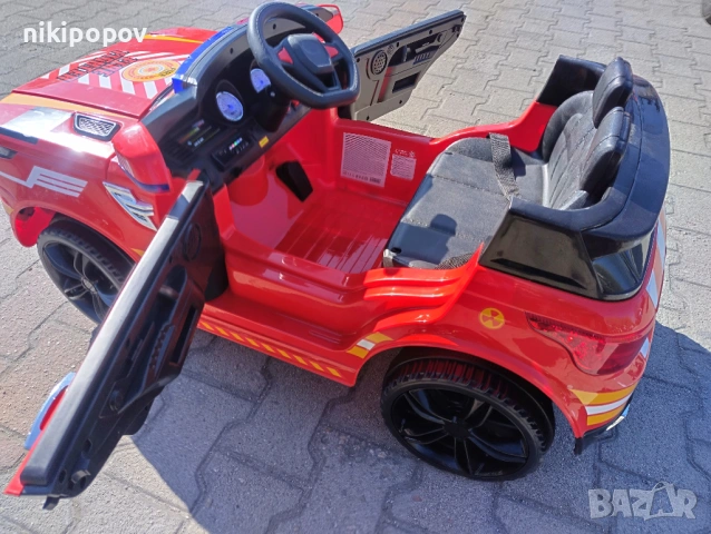 POLICE акумулаторен джип SQUAD червен, снимка 7 - Други - 53849922