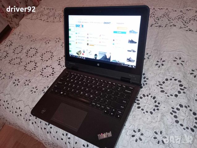 Lenovo Yoga 11E четириядрен с 8 гб рам 120 ссд хард батерия 2 часа, снимка 3 - Лаптопи за дома - 45343937