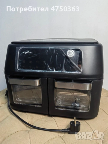 Фритюрник Air fryer MaXXMEE 11л, нов, 2400W, снимка 4 - Фритюрници - 53654313