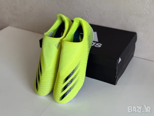 Оригинални футболни бутонки Adidas X Ghosted.3 Laceless | 48 номер, снимка 5 - Футбол - 48529021