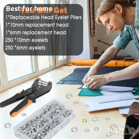 Инструмент за нитове за брезентови капси, снимка 7 - Друга електроника - 53760452