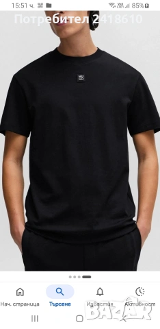 Hugo Boss HUGO Dalile Cotton Mens Size M НОВО! ОРИГИНАЛ! Мъжка Тениска!, снимка 3 - Тениски - 54022410