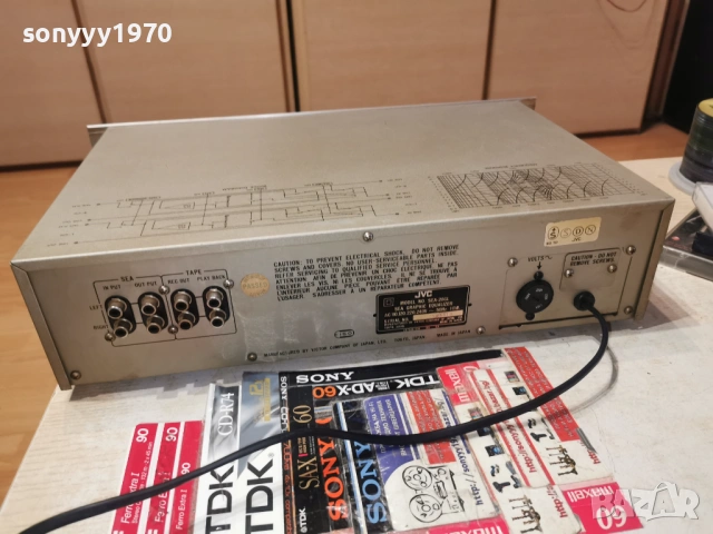 JVC EQUALIZER-MADE IN JAPAN 1203261911LCHERY1, снимка 11 - Ресийвъри, усилватели, смесителни пултове - 53816029