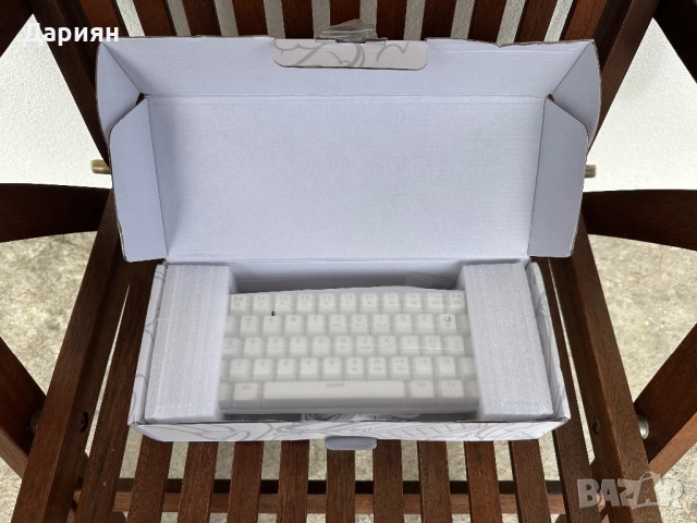 Механична Клавиатура Ajazz x Nacodex NK61 / 60% / Cherry MX Red Switch-ове / Hot swap /, снимка 3 - Клавиатури и мишки - 53541606