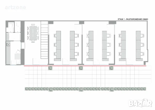 Самостоятелна сграда под наем Околовръстен път, снимка 5 - Офиси - 47789994