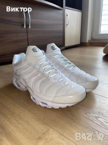 Nike Air Max TN Triple White Оригинални, снимка 2 - Маратонки - 52304113